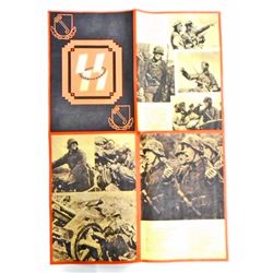 GERMAN NAZI POSTER PROMOTING WAFFEN SS ELITE
