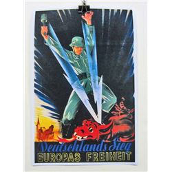 GERMAN MILITARY PROPAGANDA MOVIE POSTER