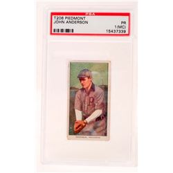 T206 PIEDMONT JOHN ANDERSON BASEBALL CARD - PSA PR-1