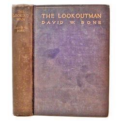 1923 "THE LOOKOUT MAN" SCARCE STEAMSHIP TRAVEL HARDCOVER BOOK