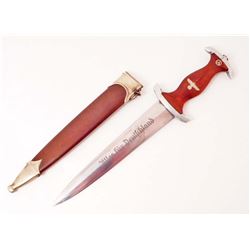 GERMAN NAZI SA BROWN SHIRTS STURM ABTEILUNG EM DAGGER W/ SCABBARD