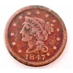 1847 LARGE CENT