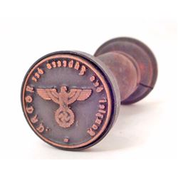 GERMAN NAZI NSDAP WAX SEAL / RUBBER STAMP