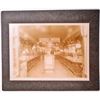 Image 1 : ANTIQUE MOUNTED PHOTO OF THE INSIDE OF A DRUG STORE