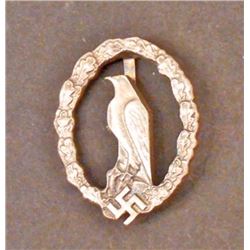 GERMAN NAZI LUFTWAFFE RETIRED PILOT BADGE