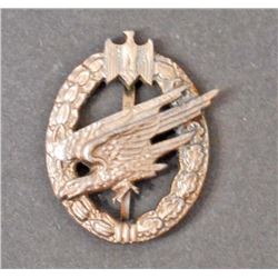 GERMAN NAZI ARMY PARATROOPER BADGE