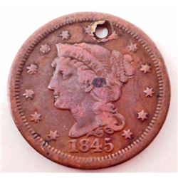 1845 LARGE CENT