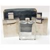 Image 1 : VINTAGE ART DECO LIQUOR FLASK SET IN CASE