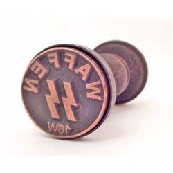 GERMAN NAZI WAFFEN NSDAP WAX SEAL / RUBBER STAMP