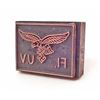 Image 1 : GERMAN NAZI LUFTWAFFE WAX SEAL / RUBBER STAMP