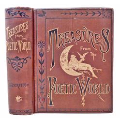 1883 "TREASURERS FROM THE POETIC WORLD" ILLUSTRATED HARDCOVER BOOK