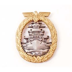 GERMAN NAZI NAVAL HIGH SEAS FLEET BADGE