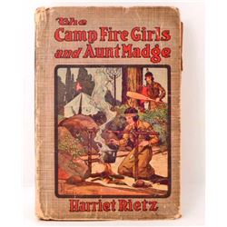 VINTAGE "THE CAMP FIRE GIRLS AND AUNT MADGE" HARDCOVER BOOK
