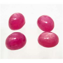 LOT OF 9.27 CTS OF 6 RAYS STAR RED MADAGASCAR RUBIES