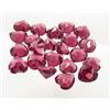 Image 1 : LOT OF 7.35 CTS OF PINK AFRICAN GARNETS - HEART SHAPED