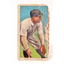 1909-11 T206 POLAR BEAR BASEBALL CARD - ELBERFELD, WASHINGTON SENATORS