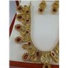 Image 5 : A set of Ruby and Diamond Necklace and Earrings