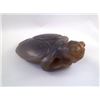 Image 1 : A carved old agate large winged cicada