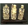 Image 1 : A set of hippo ivory carving of the three wise men