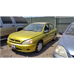 02 Kia Rio 4dr Sedan - T/SR - NR