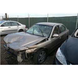 02 Hyundai Elantra 4dr Sedan - T - RUN BD