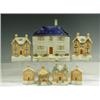 Image 1 : Six Victorian Staffordshire house money boxes, tallest 13cm, various damage, and a model of 'P...