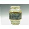Image 1 : A rare Royal Doulton stoneware ice cream drum, the inner compartment with a lid and wood cover...