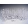 Image 1 : Fourteen late l9th/early 20th Century tall wine glasses comprising a set of 5, 2 x sets of 4 a...
