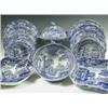 Image 1 : One hundred and twenty pieces of Copeland 'Spodes Italian' pattern blue and white dinner ware,...