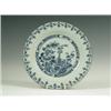 Image 1 : A mid 18th Century delft plate, decorated with a vase and flowers, possibly Lambeth, 23cm diam...