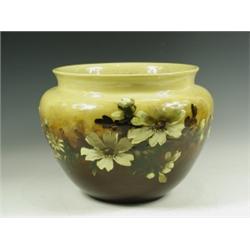A Leeds Art pottery Art Nouveau jardiniFre and stand, stamped 171 Leeds Art Pottery, 27.5cm<br...