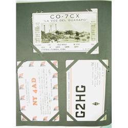 An album of approx 285 Amateur Radio cards, 1930s and 1940s Est. 50/100...