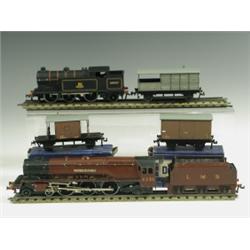 A Hornby Dublo three rail model railway including: an Electric Train Set with the locomotive '...