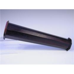 A 19th Century rosewood kaleidoscope of octagonal shape, 27.5cm long Est. 150/200...