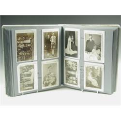A large volume of approximately 200 Edwardian and later Royal commemorative postcards. Est....