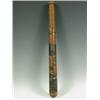 Image 1 : A 19th Century police constable's truncheon with a painted and gilt coat of arms, worn, 42cm l...