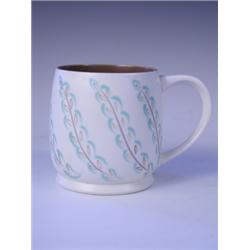 A Poole Pottery freeform pattern tankard, inscribed "5/NN", impressed 126, printed factory mar...