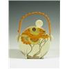 Image 1 : A Clarice Cliff 'Rhodanthe' pattern Bon Jour biscuit barrel and cover, printed mark, 15.5cm hi...