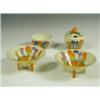 Image 1 : A pair of Clarice Cliff bizarre 'Autumn Crocus' pattern conical bowls, each with printed and p...