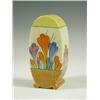 Image 1 : A Clarice Cliff 'Crocus' pattern Bon Jour sugar sifter, printed marks, 13cm high Est. 200/3...