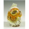 Image 1 : A Clarice Cliff 'Rhodanthe' pattern Bizarre Daffodil preserve pot and cover, printed marks, 12...