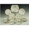Image 1 : A Shelley six piece tea service, comprising cups, saucers and side plates, two sandwich plates...