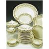 Image 1 : A Susie Cooper 'Endon' pattern eight setting dinner service, comprising spirally moulded piece...