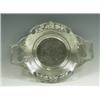 Image 1 : A Liberty Tudric pewter bowl, of oval form, with pierced clover decoration, marked Tudric 0287...