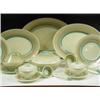 Image 1 : A Susie Cooper Kestral pattern part coffee service with banded green and brown decoration: cof...