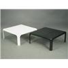 Image 1 : Vico Magistretti, two Demetrio 70 coffee tables, moulded resin, made by Artemide, Milan c.1967...
