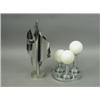 Image 1 : Two chrome ceiling lights Est. 130/180...