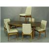 Image 1 : An Archie Shine rosewood veneered dining suite designed by Robert Heritage, comprising six din...