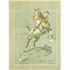 Image 1 : After A J Gough A set of six prints mounted in two frames depicting humorous hunting scenes, e...