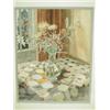 Image 1 : Richard Bawden (b. 1936) 'THE PATCHWORK CLOTH' Signed in pencil, watercolour, 50 x 39cm Pro...